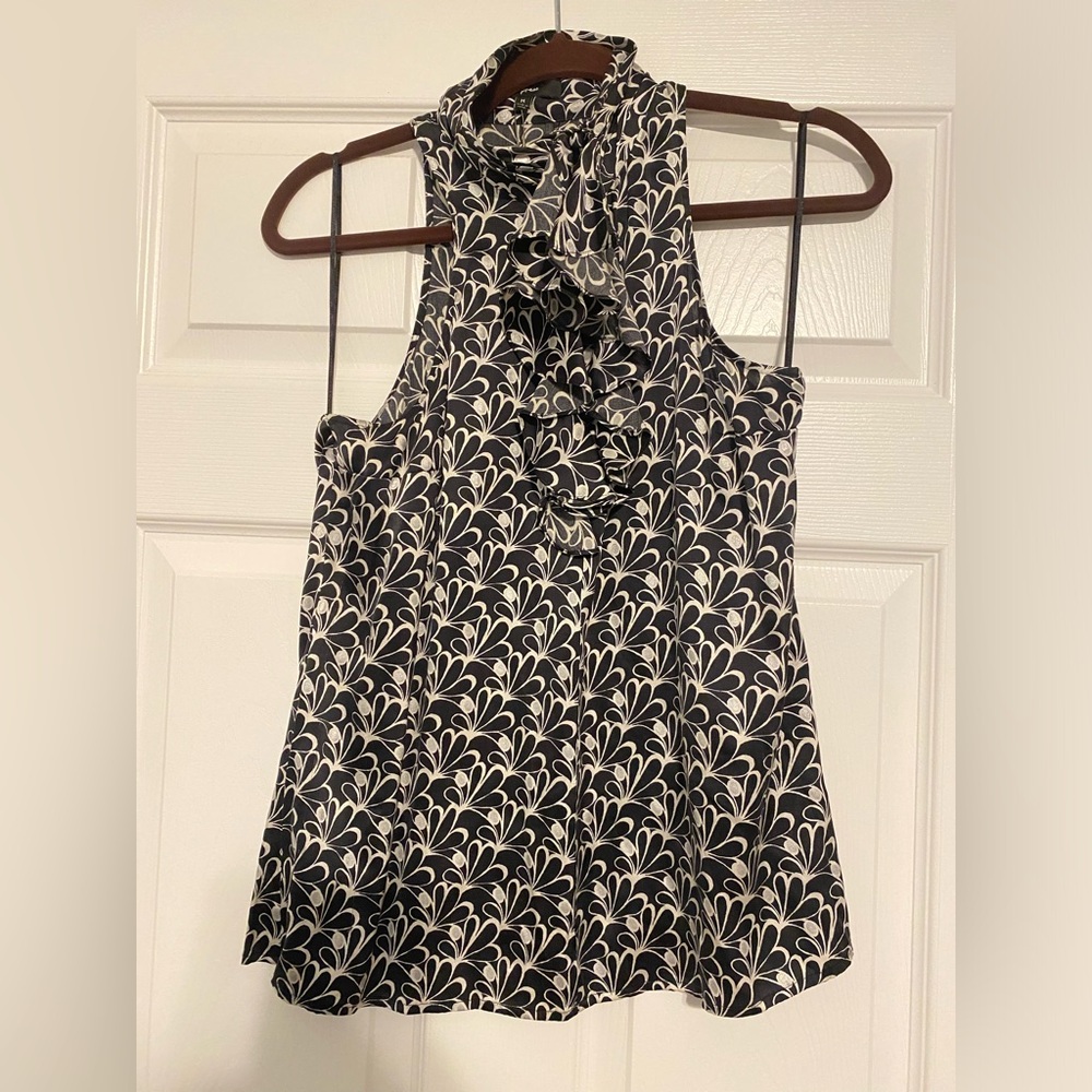 EXPRESS Ruffled Haltered Blouse
